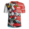 Sydney Swans Rugby Jersey Christmas Holiday Santa Rides The Waves