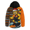 GWS GIANTS Hooded Padded Jacket Christmas Holiday Santa Rides The Waves