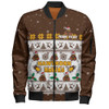 Hawthorn Bomber Jacket Special Ugly Christmas Holiday Footy Fans