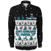 Port Adelaide Long Sleeve Shirt Special Ugly Christmas Holiday Footy Fans