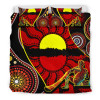 Australia Bedding Set - Australia Aboriginal Dots With Didgeridoo