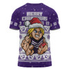 Fremantle T-Shirt Special Ugly Christmas Holiday Footy Fans