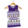 Fremantle Men Singlet Special Ugly Christmas Holiday Footy Fans