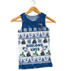 Geelong Cats Men Singlet Special Ugly Christmas Holiday Footy Fans