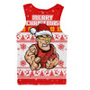 Gold Coast SUNS Men Singlet Special Ugly Christmas Holiday Footy Fans