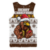 Hawthorn Men Singlet Special Ugly Christmas Holiday Footy Fans