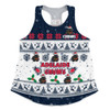 Adelaide Crows Women Racerback Singlet Special Ugly Christmas Holiday Footy Fans