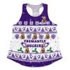 Fremantle Women Racerback Singlet Special Ugly Christmas Holiday Footy Fans