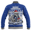 North Melbourne Baseball Jacket Special Ugly Christmas Holiday Footy Fans