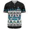 Port Adelaide Baseball Shirt Special Ugly Christmas Holiday Footy Fans