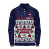 Melbourne Long Sleeve Polo Shirt Special Ugly Christmas Holiday Footy Fans