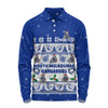 North Melbourne Long Sleeve Polo Shirt Special Ugly Christmas Holiday Footy Fans