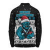 Port Adelaide Long Sleeve Polo Shirt Special Ugly Christmas Holiday Footy Fans