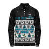 Port Adelaide Long Sleeve Polo Shirt Special Ugly Christmas Holiday Footy Fans