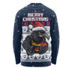 Adelaide Crows Long Sleeve T-shirt Special Ugly Christmas Holiday Footy Fans