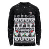 Collingwood Long Sleeve T-shirt Special Ugly Christmas Holiday Footy Fans
