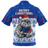Western Bulldogs Zip Polo Shirt Special Ugly Christmas Holiday Footy Fans