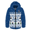 Geelong Cats Hooded Padded Jacket Special Ugly Christmas Holiday Footy Fans
