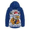West Coast Eagles Hooded Padded Jacket Special Ugly Christmas Holiday Footy Fans