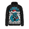 Port Adelaide Padded Jacket Special Ugly Christmas Holiday Footy Fans