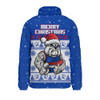 Western Bulldogs Padded Jacket Special Ugly Christmas Holiday Footy Fans