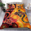 Australia Aboriginal Personalised Bedding Set - Couple Aboriginal Lizards