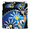 [Custom] Australia Torres Strait Bedding Set - Dhari Mask In Plam Tree