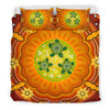 Australia Aboriginal Bedding Set - Turtle Circle Dot Painting Art