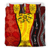 Australia Aboriginal Bedding Set - Dreamtime Koori Dot Acrylic Paint