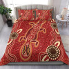 Australia Aboriginal Bedding Set - Indigenous Platypus Ver 1