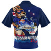 Australia Zip Polo Shirt Australia Day Holiday Kangaroo Pride Celebration