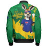 Australia Bomber Jacket Australia Day Kangaroo Cheers Green Gold Celebration Edition