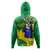 Australia Hoodie Australia Day Kangaroo Cheers Green Gold Celebration Edition