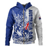 Australia Hoodie Australia Day Kangaroo Surfboard Blue Skyline Celebration