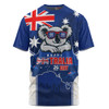 Australia T-Shirt Australia Day Koala Spirit Blue Flag Celebration