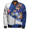 Australia Bomber Jacket Australia Day Kangaroo Blue Spirit 26 January Holiday