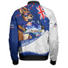 Australia Bomber Jacket Australia Day Kangaroo Blue Spirit 26 January Holiday