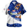 Australia Hawaiian Shirt Australia Day Kangaroo Blue Spirit 26 January Holiday