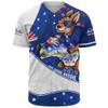 Australia Baseball Shirt Australia Day Kangaroo Blue Spirit 26 January Holiday