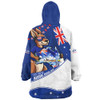 Australia Snug Hoodie Australia Day Kangaroo Blue Spirit 26 January Holiday