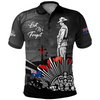Australia Polo Shirt Anzac Day In Memory Of Brave Servicemen