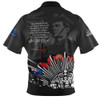 Australia Zip Polo Shirt Anzac Day In Memory Of Brave Servicemen