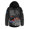 Australia Hooded Padded Jacket Anzac Day In Memory Of Brave Servicemen