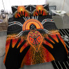Australia Aboriginal Bedding Set - Indigenous Turtle Hand Art