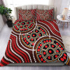 Australia Aboriginal Inspired Bedding Set - Aboriginal Inspired Tortoiseshell Dot Art Panting