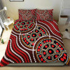 Australia Aboriginal Inspired Bedding Set - Aboriginal Inspired Tortoiseshell Dot Art Panting