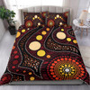 Australia Aboriginal Bedding Set - Aboriginal Art Ver01