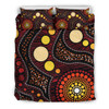 Australia Aboriginal Bedding Set - Aboriginal Art Ver01