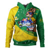 Australia Hoodie Australia Day Kangaroo Green Gold Spirit 26 January Holiday