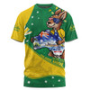 Australia T-Shirt Australia Day Kangaroo Green Gold Spirit 26 January Holiday